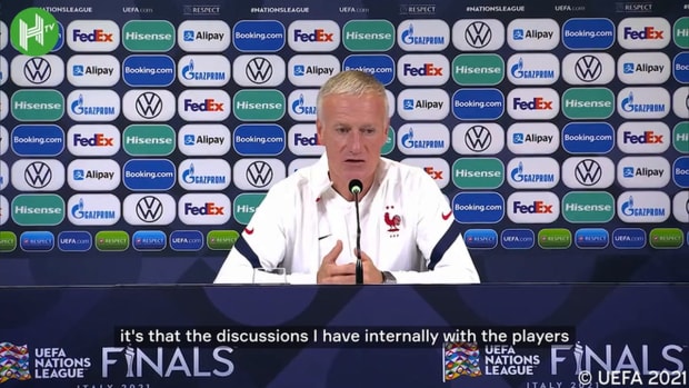 Didier Deschamps : 'Kylian [Mbappé] is happy to be here'